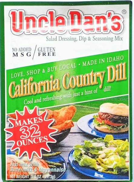 UNCLE DAN'S 'California Country Dill' Salad Dressing, Dip & Seasoning Mix 21,3 gr